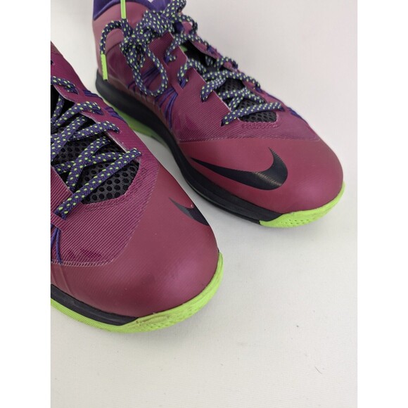 Size 12 - Nike‎ Air Max LeBron 10 Low Raspberry LeBroncurial Basketball Sneakers main image 14